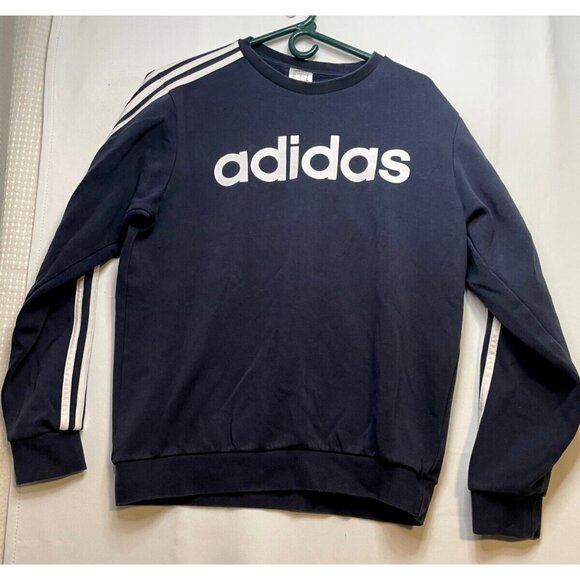 adidas Other - Adidas sweater mens medium long sleeve crew neck navy blue